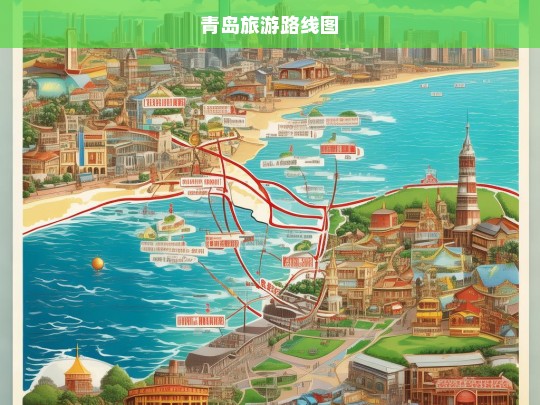 青岛旅游路线图